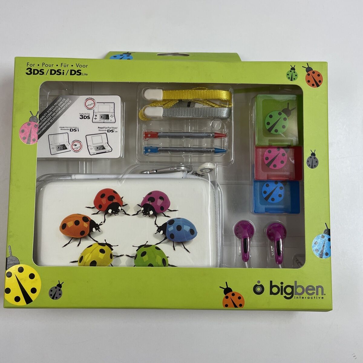 BigBen Traveller Marienkäfer-Set für 3DS/DSi/DSLite Verschiedene