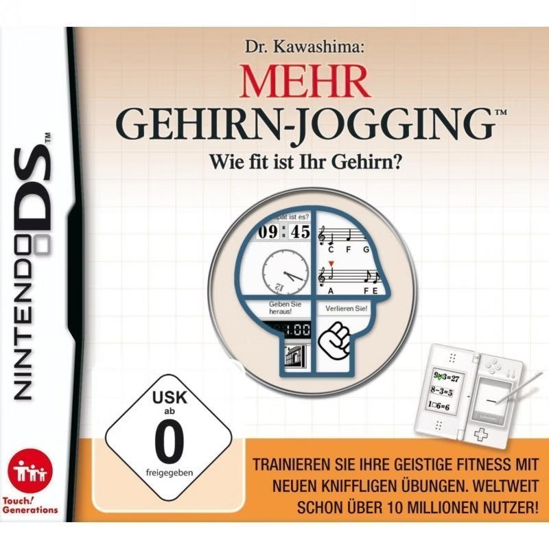 Dr. Kawashima: Mehr Gehirn-Jogging NDS