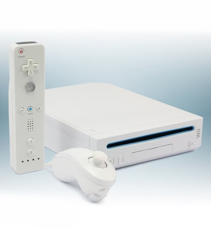 Nintendo Wii Konsole + Fernbedienung + Nunchuck